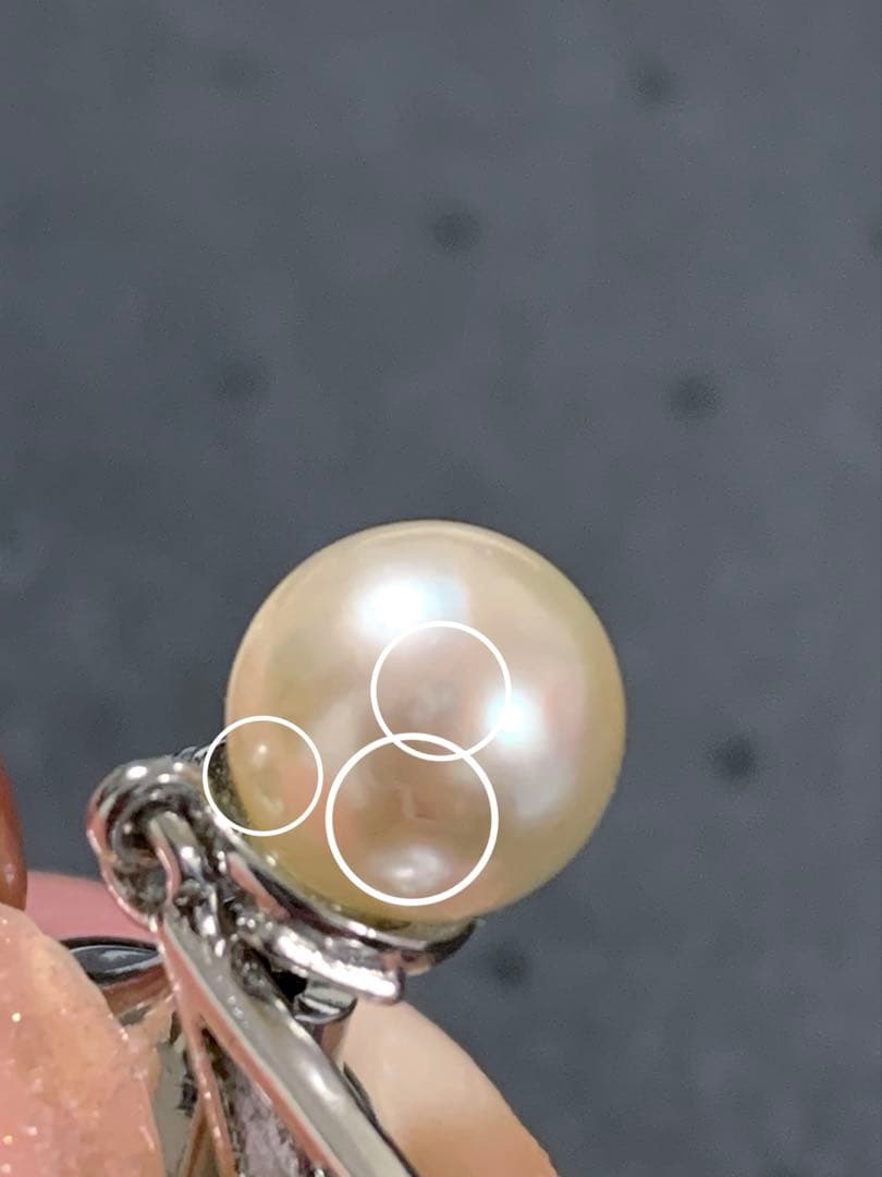 ☆MIKIMOTO☆パール×揺れるビジュー　ピンブローチ