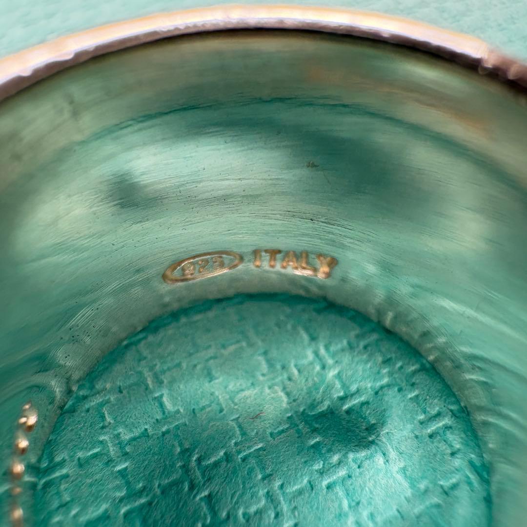 【美品】約7号 ティファニー Tiffany アトラス リング ワイドSV925