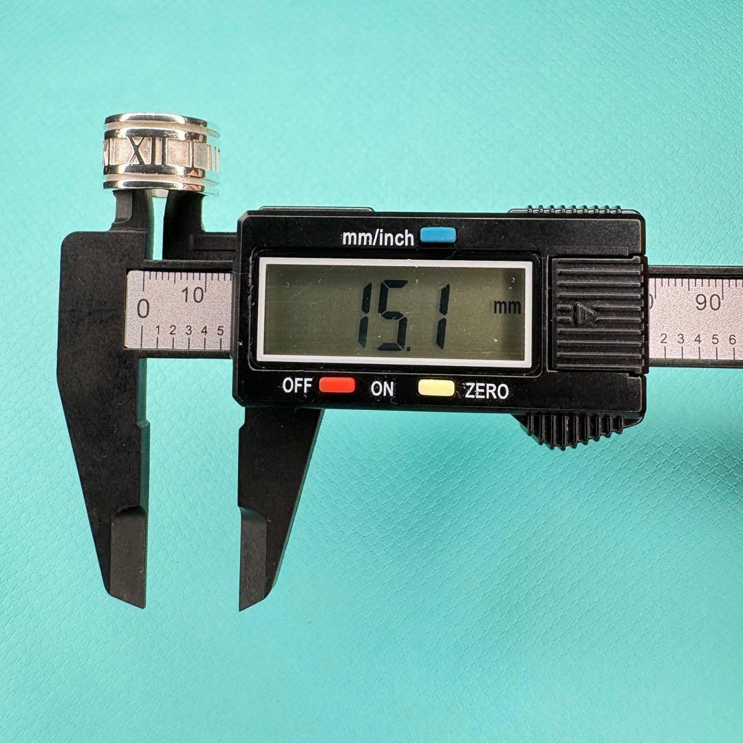 【美品】約7号 ティファニー Tiffany アトラス リング ワイドSV925