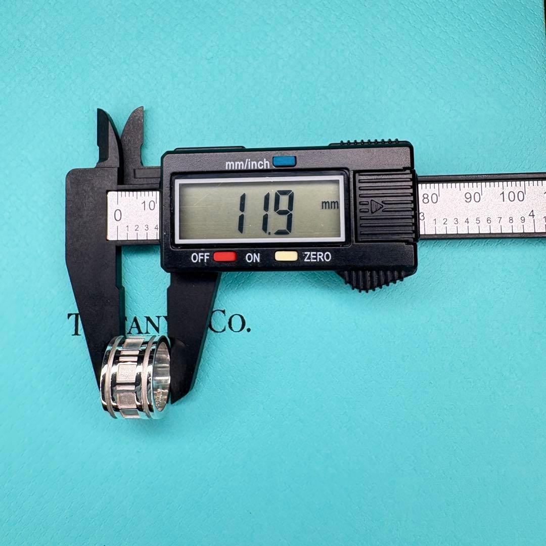 【美品】約7号 ティファニー Tiffany アトラス リング ワイドSV925
