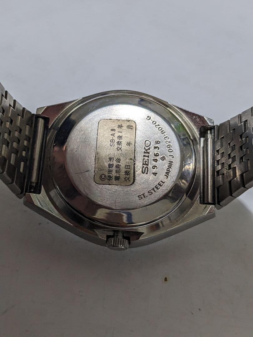 1974年製 セイコークォーツQZ デットストック　0923-8020