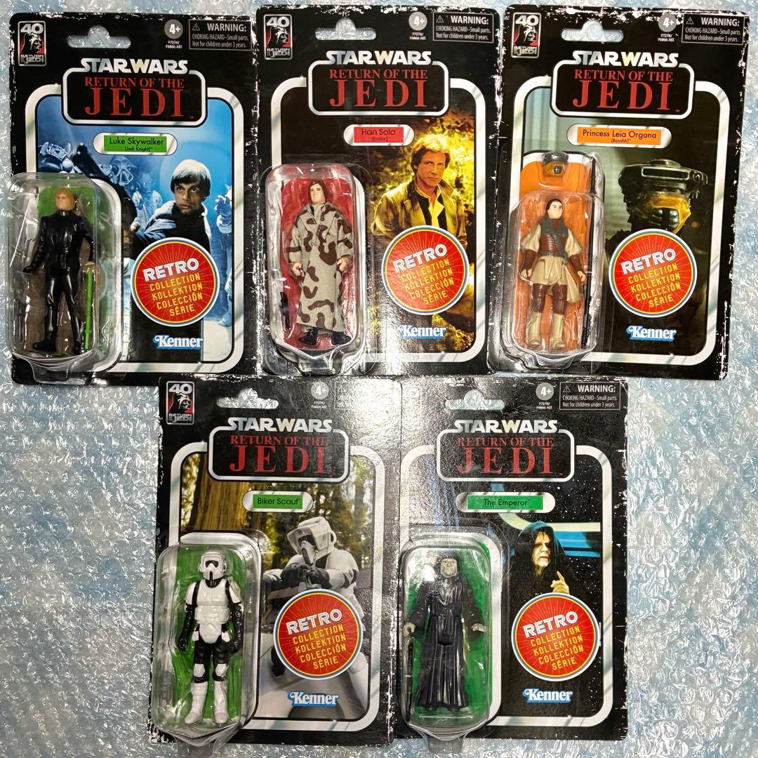 kenner ハズブロ　スターウォーズ　レトロコレクション　5個セット
