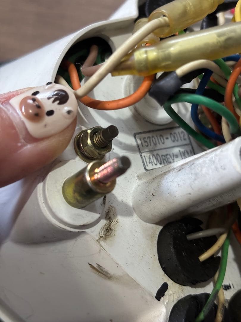 スズキ GSX1100S カタナのスピードメーターとタコメーターの複合ユニット