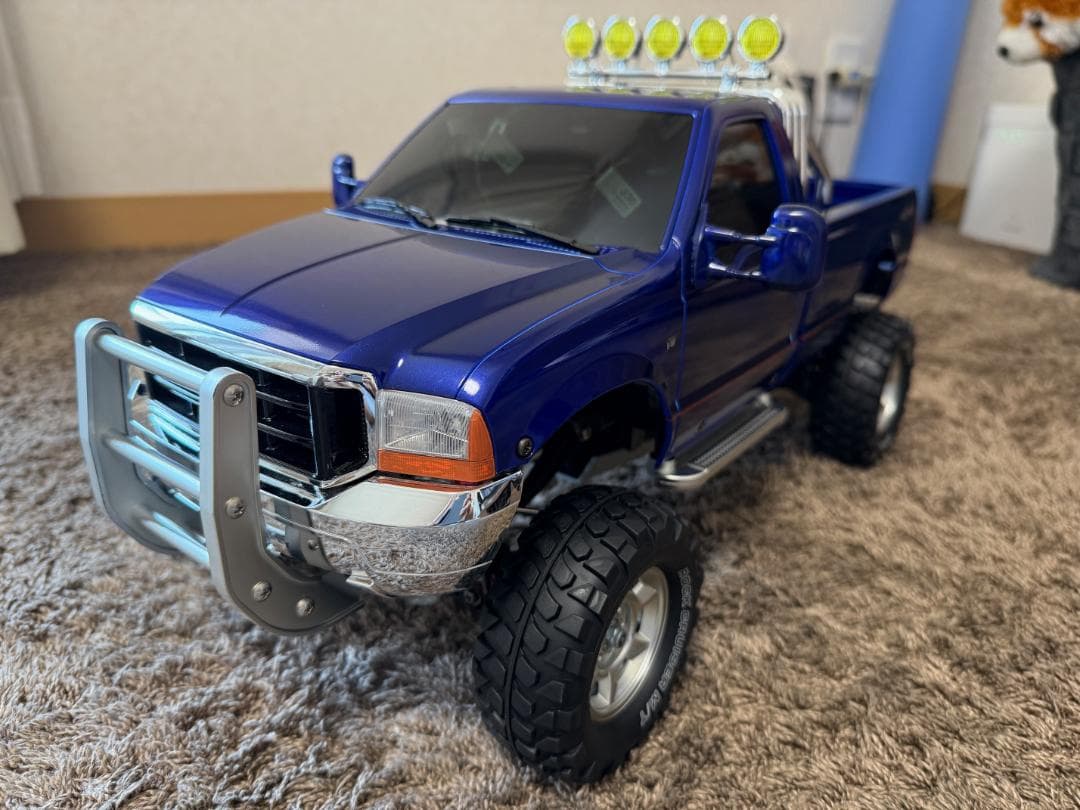 タミヤ 1/10 フォードF-350ハイリフト(フルオペ)バッテリー、充電器付き