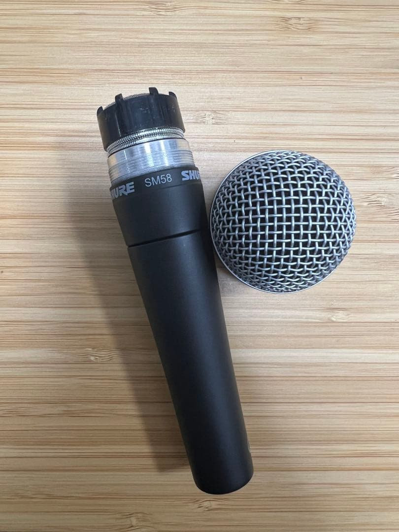 SHURE SM58 ダイナミックマイク ポーチ・ケーブル付き