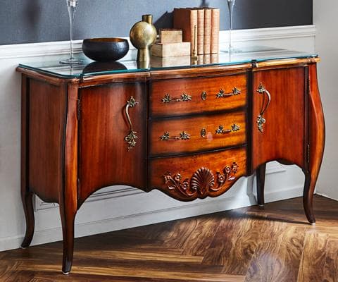 キッチンボード サイドボード アンティーク家具 大型 扉付 テレビボード 高級