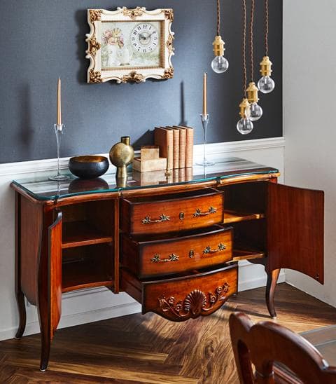 キッチンボード サイドボード アンティーク家具 大型 扉付 テレビボード 高級