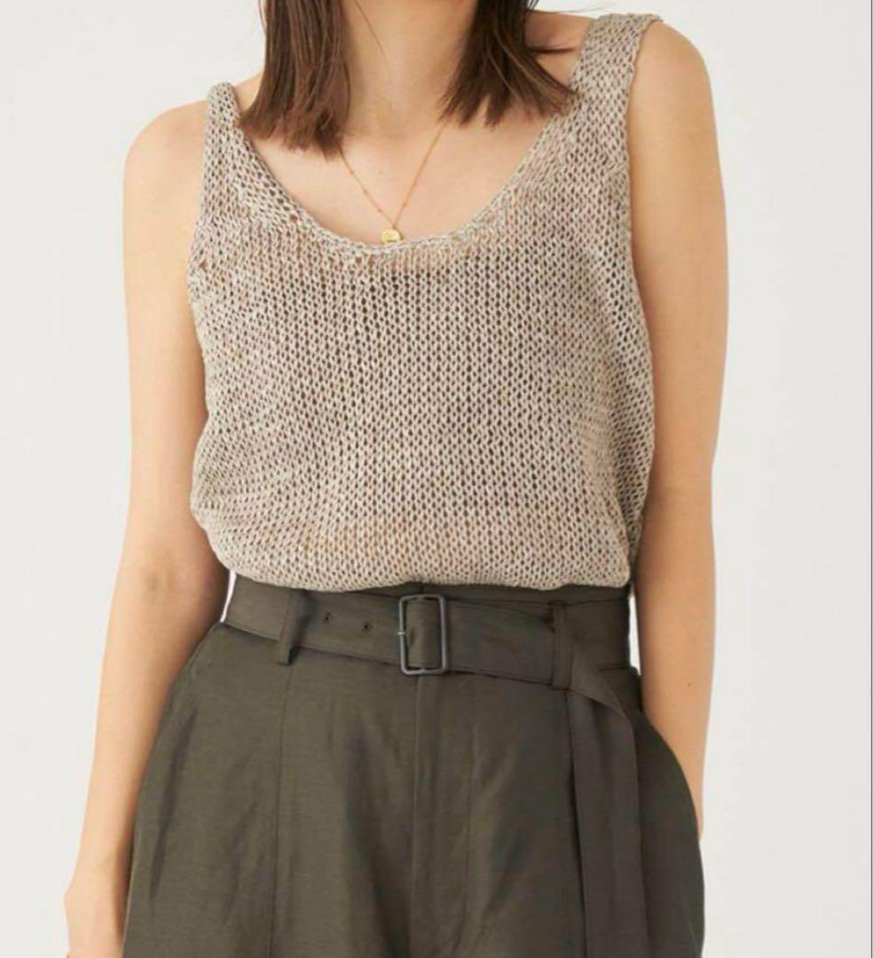 プラージュ CRAFTタンク　リネン混