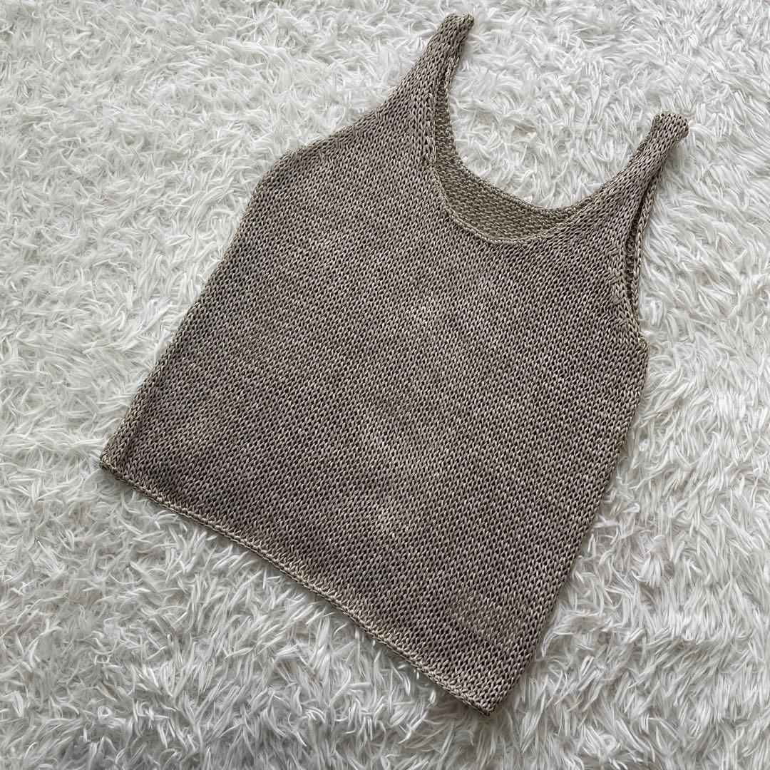 プラージュ CRAFTタンク　リネン混