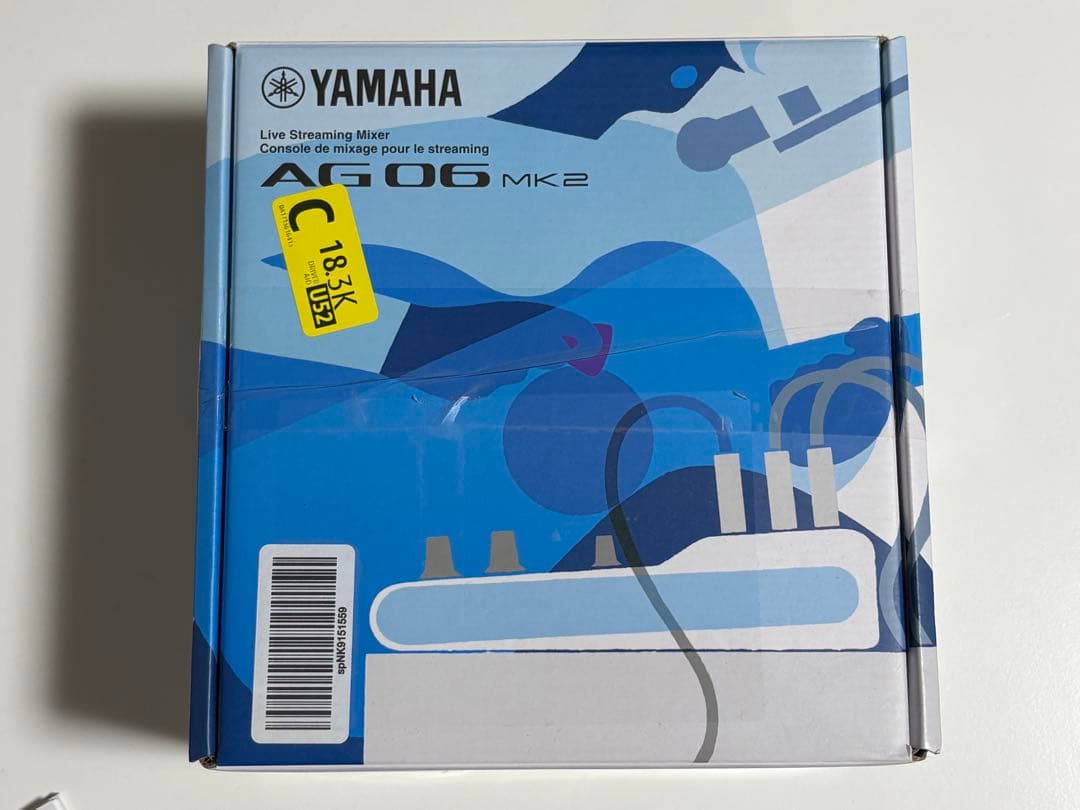 YAMAHA AG06MK2 ストリーミングミキサー