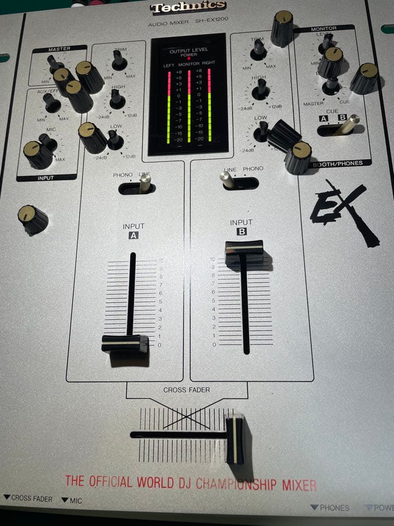 Technics テクニクス　SH-EX1200 メンテナンス　予備CHフェーダ