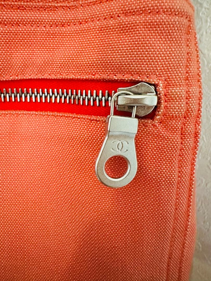 CHANEL オレンジ ワークパンツ