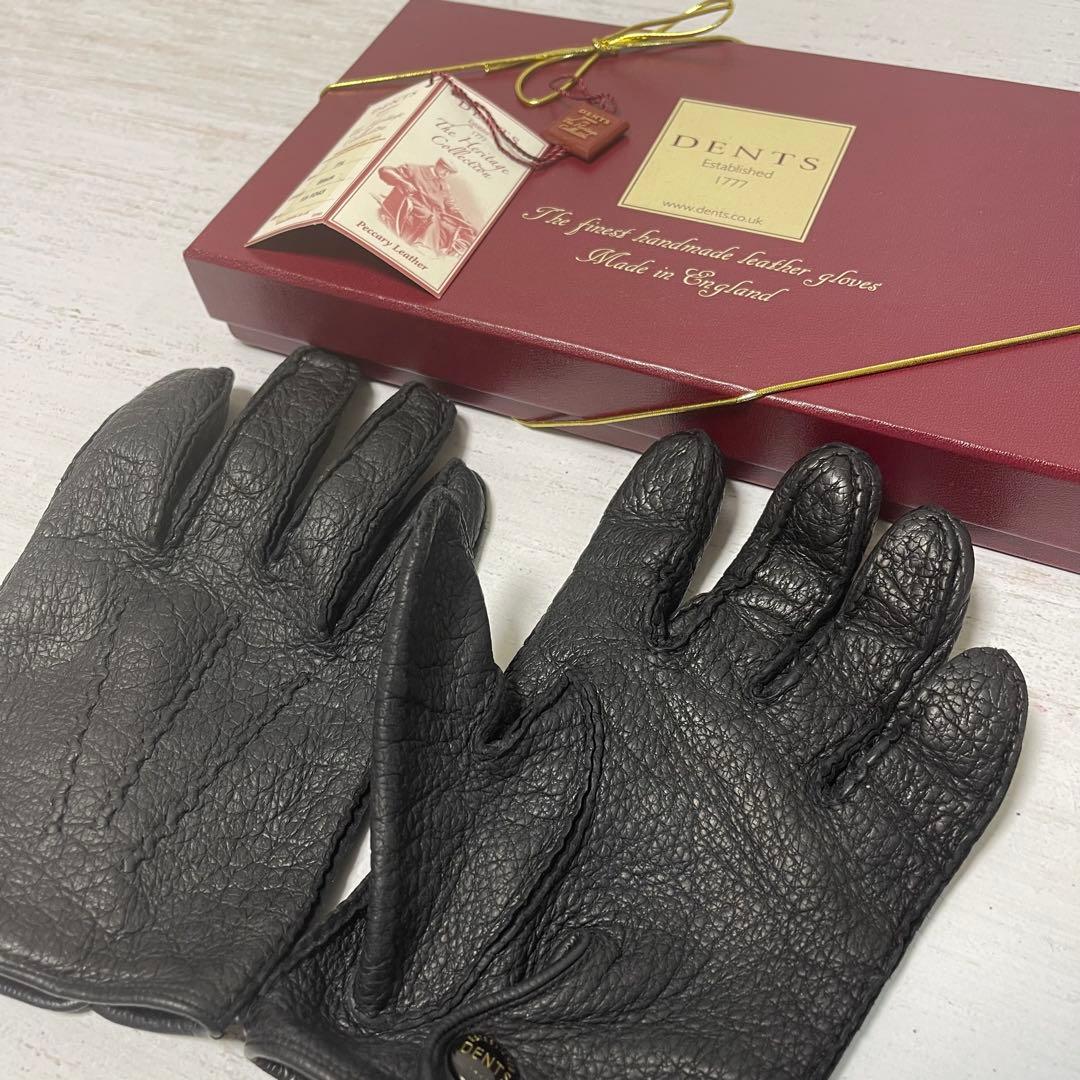 DENTS ペッカリー アンライニンググローブ 7 1/2