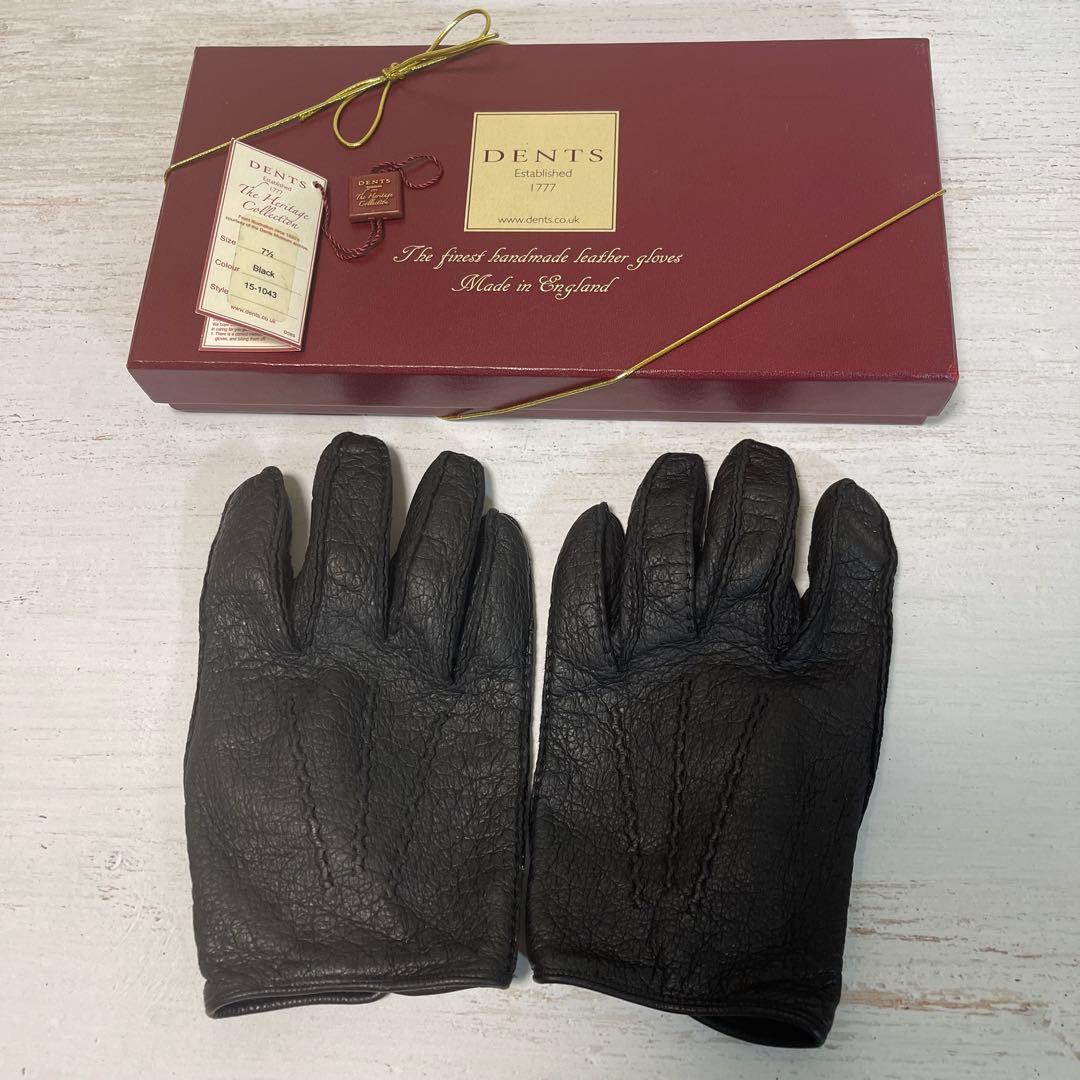 DENTS ペッカリー アンライニンググローブ 7 1/2