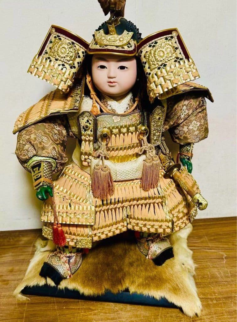子供大将飾 鎧着武者人形 兜 日本人形 五月人形