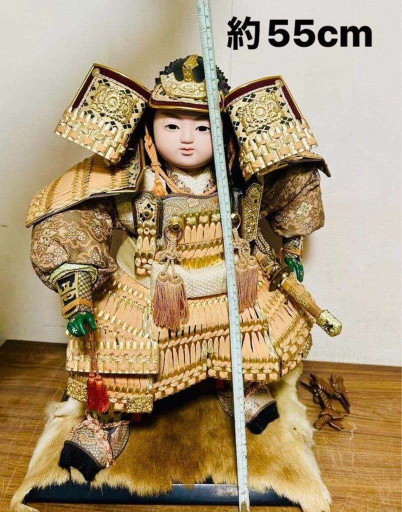 子供大将飾 鎧着武者人形 兜 日本人形 五月人形