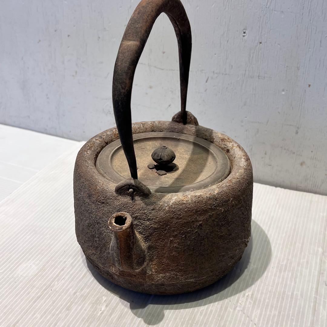 年代物　時代物　龍文堂造 鉄瓶 急須 茶道具 骨董
