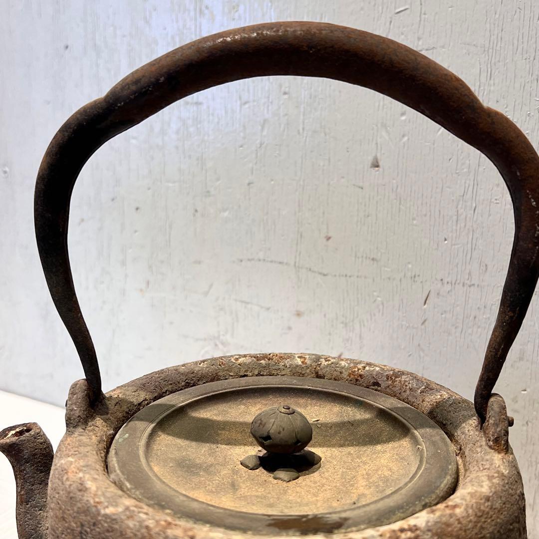 年代物　時代物　龍文堂造 鉄瓶 急須 茶道具 骨董