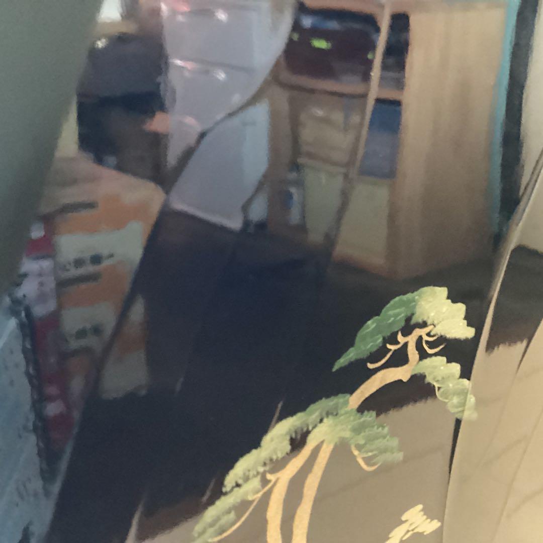 即日発送　本金蒔絵通産大臣賞受賞 三つ折り屏風富士山