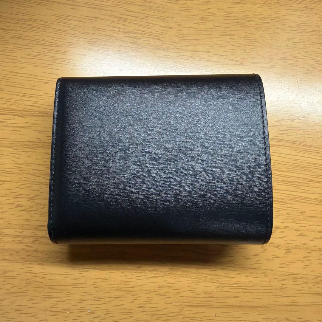 Celine セリーヌトリオンフ　コンパクトウォレット ブラック　財布