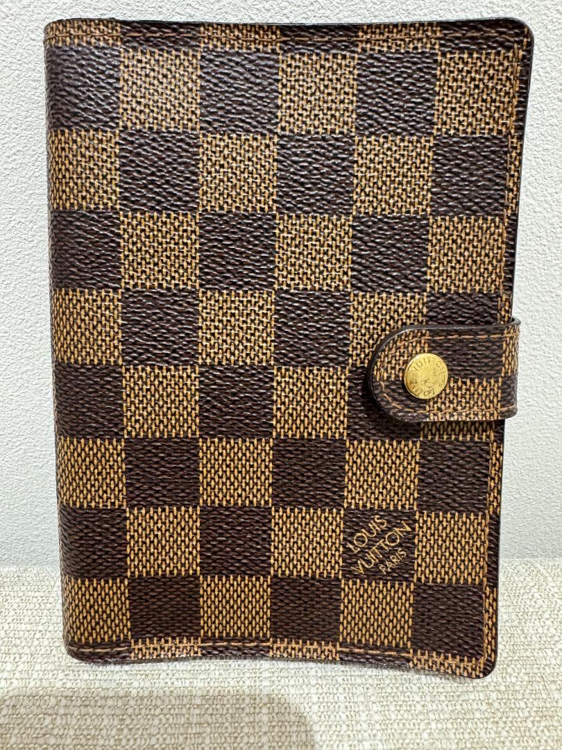 ルヴィトン ダミエ 手帳 ボールペン付(希少！) アジェンダPM CA0044