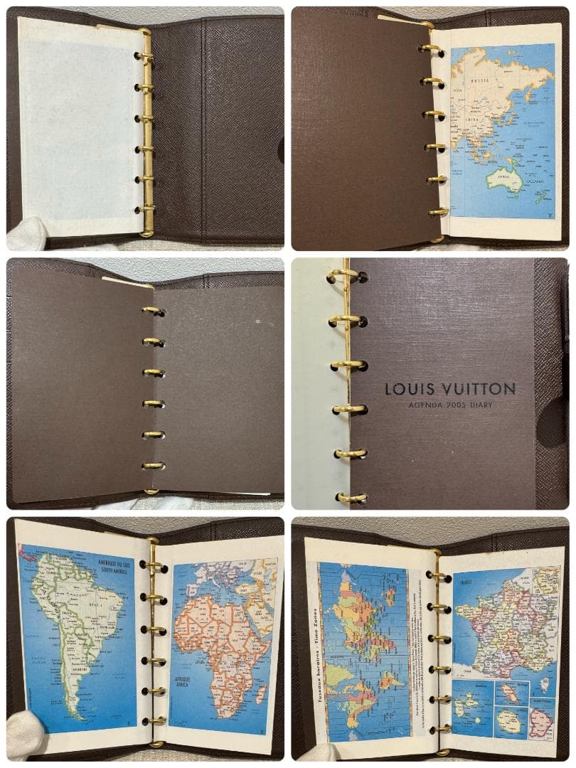 ルヴィトン ダミエ 手帳 ボールペン付(希少！) アジェンダPM CA0044