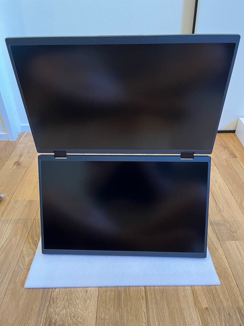 【美品】折りたたみ式2画面モバイルモニター 15.6インチ×2