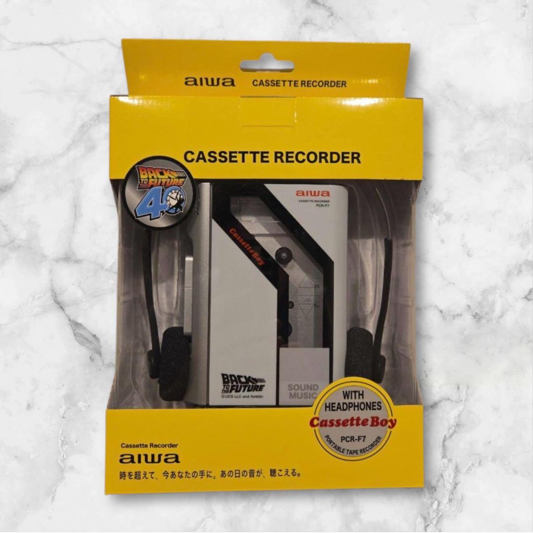 【新品未開封】バックトゥザフューチャー カセットプレーヤー ドンキx aiwa