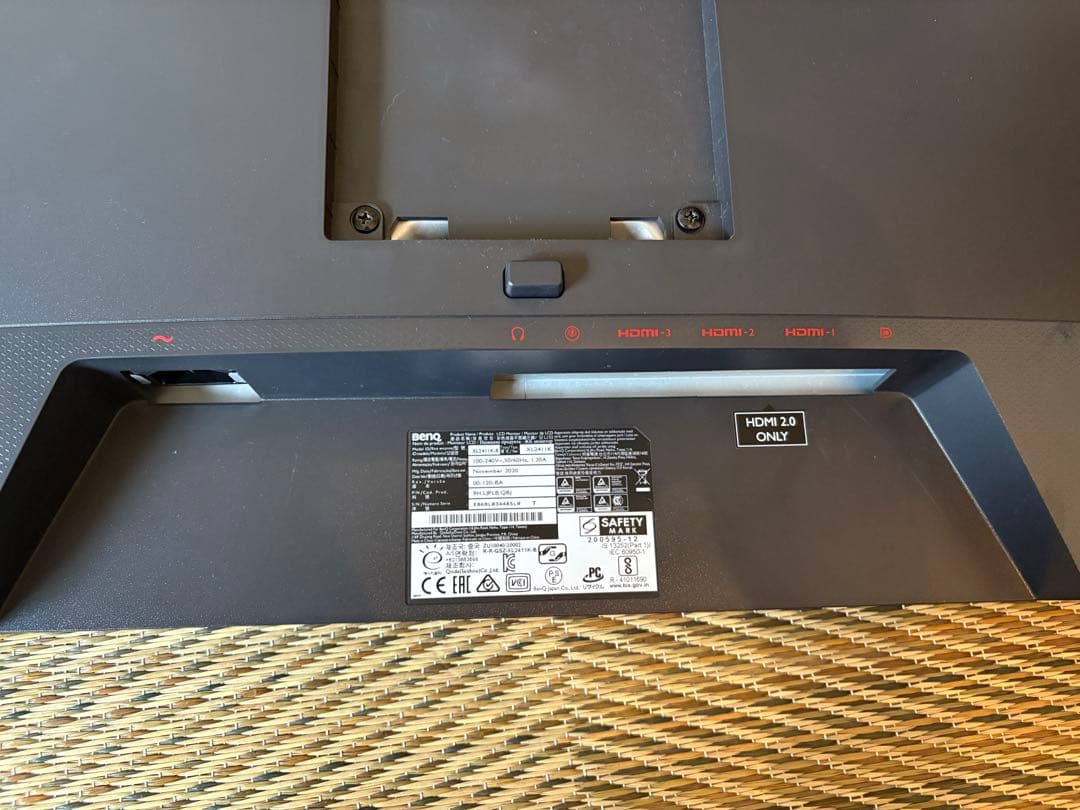 BenQ ZOWIE xl2411k 本体