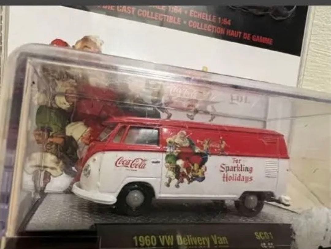 ミニカー castline cocacola 1960 vw delivery van