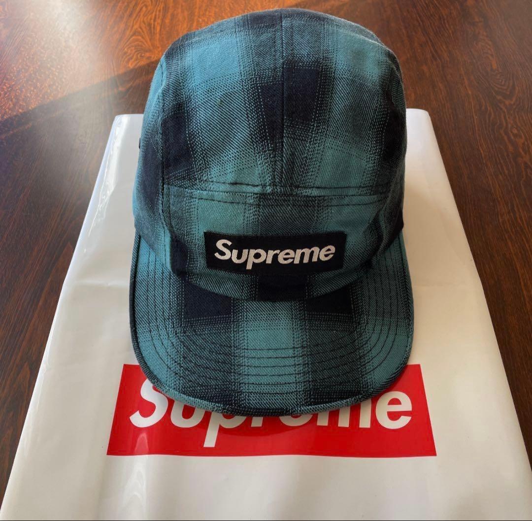 帽子 Supreme - Plaid check shadow Camp Cap