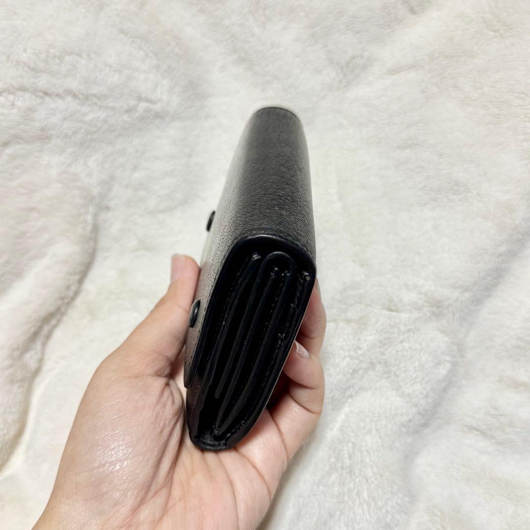 美品　セリーヌ Celine 三つ折り財布　ブラック