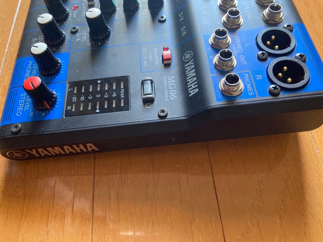YAMAHA MG06 ミキサー 6チャンネル