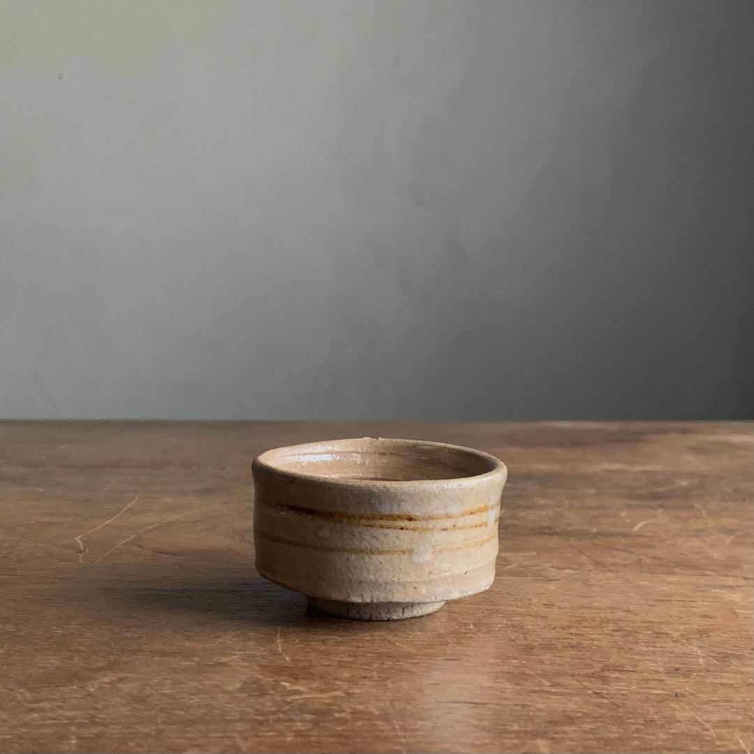 輪線文 桶盃 半筒盃 盃 ぐい呑み ちょこ 酒器 古美術 古道具 アンティーク