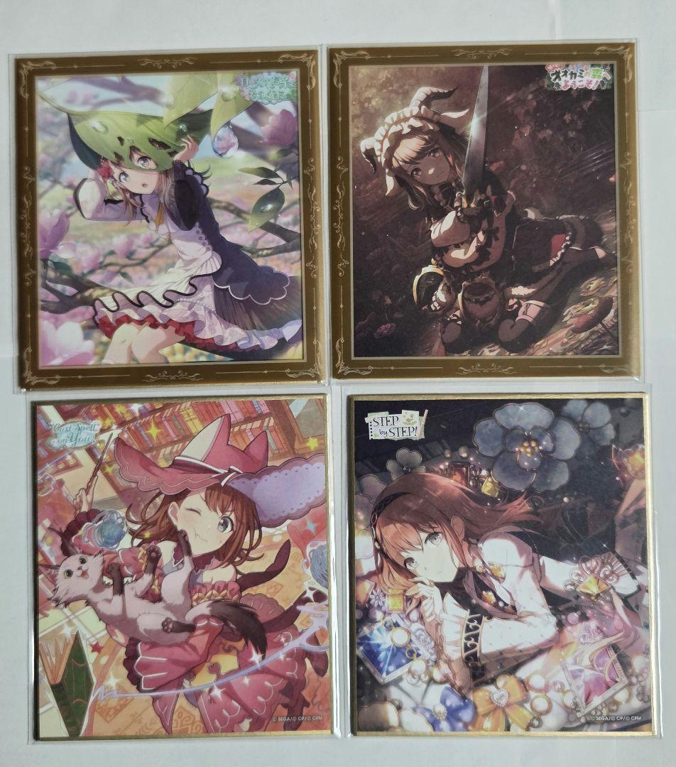 プロセカ　ミニ色紙　花里みのり　まとめ売り！4点