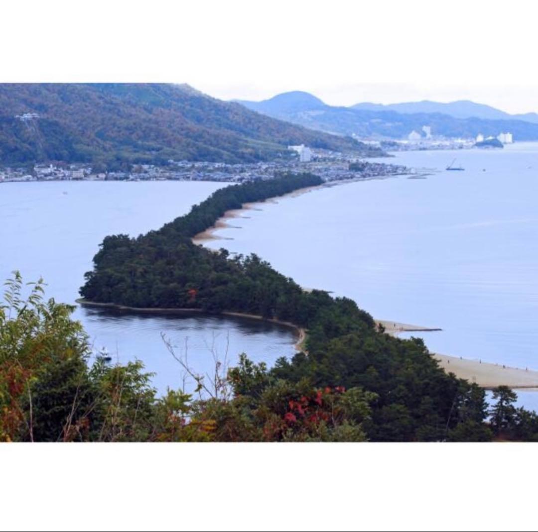 新品希少特注非売品新品雪舟国宝『天橋立図水墨画布地元伊勢籠神社ノベルティー非売品