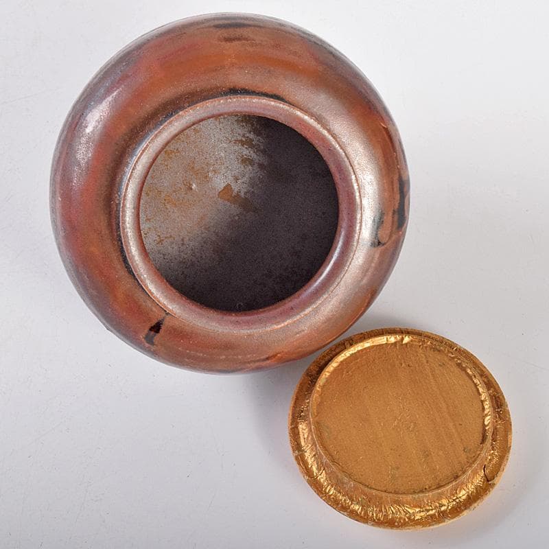 Gojyo 茶入　仕覆三点　啐啄斎極め箱　碌々斎書付二重箱　F　R7745