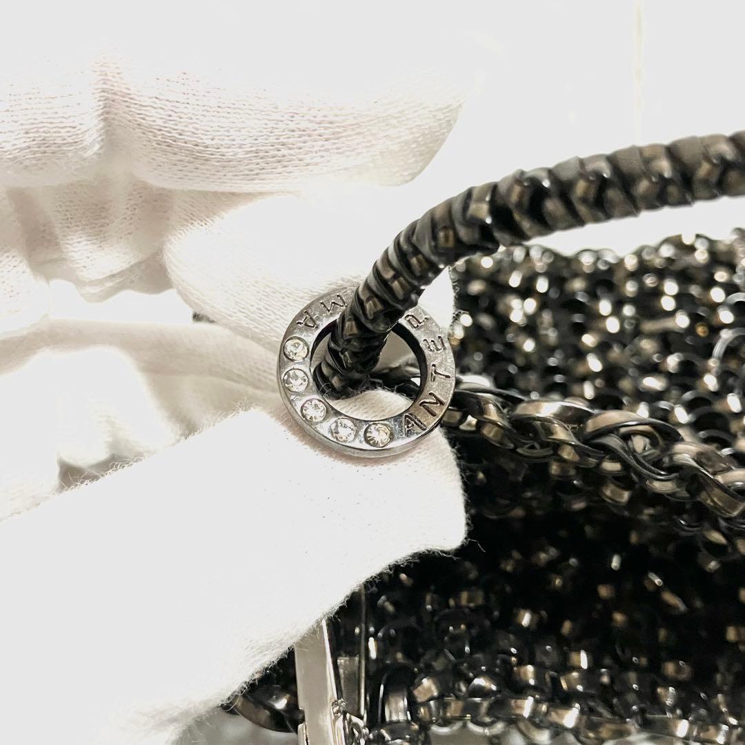 美品✨アンテプリマ ピコ 2way ショルダー チェーン ブラック　ビジュー付き