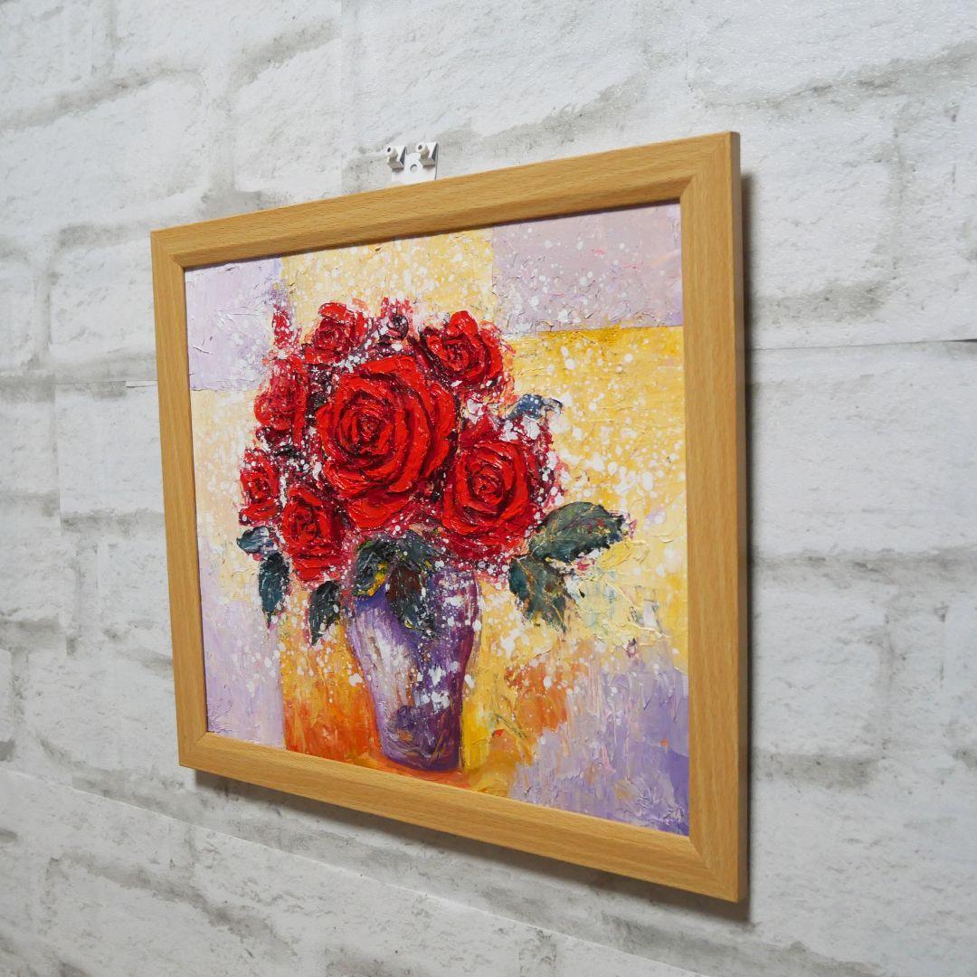 油絵 油彩 油彩画 絵 絵画 【Rose】