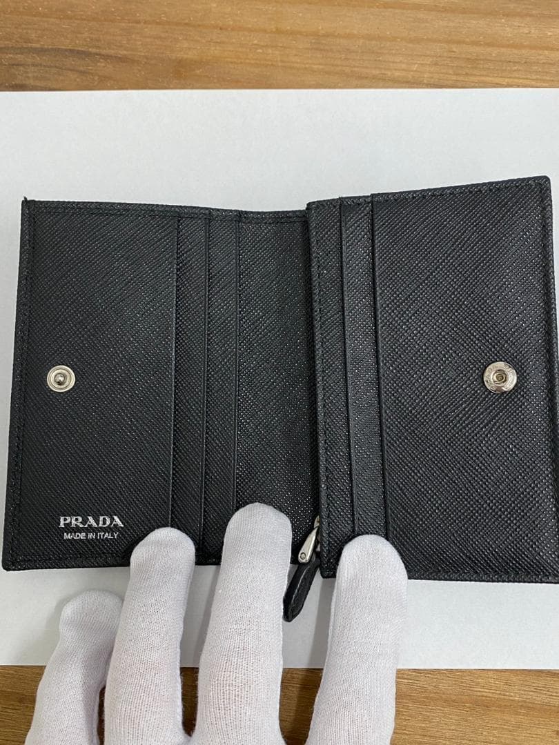 【美品】PRADA プラダ サフィアーノ レザー 財布