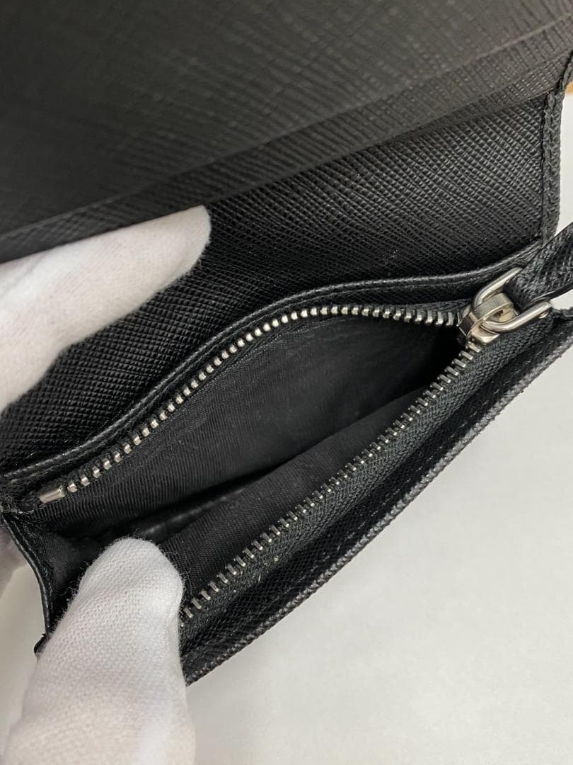【美品】PRADA プラダ サフィアーノ レザー 財布