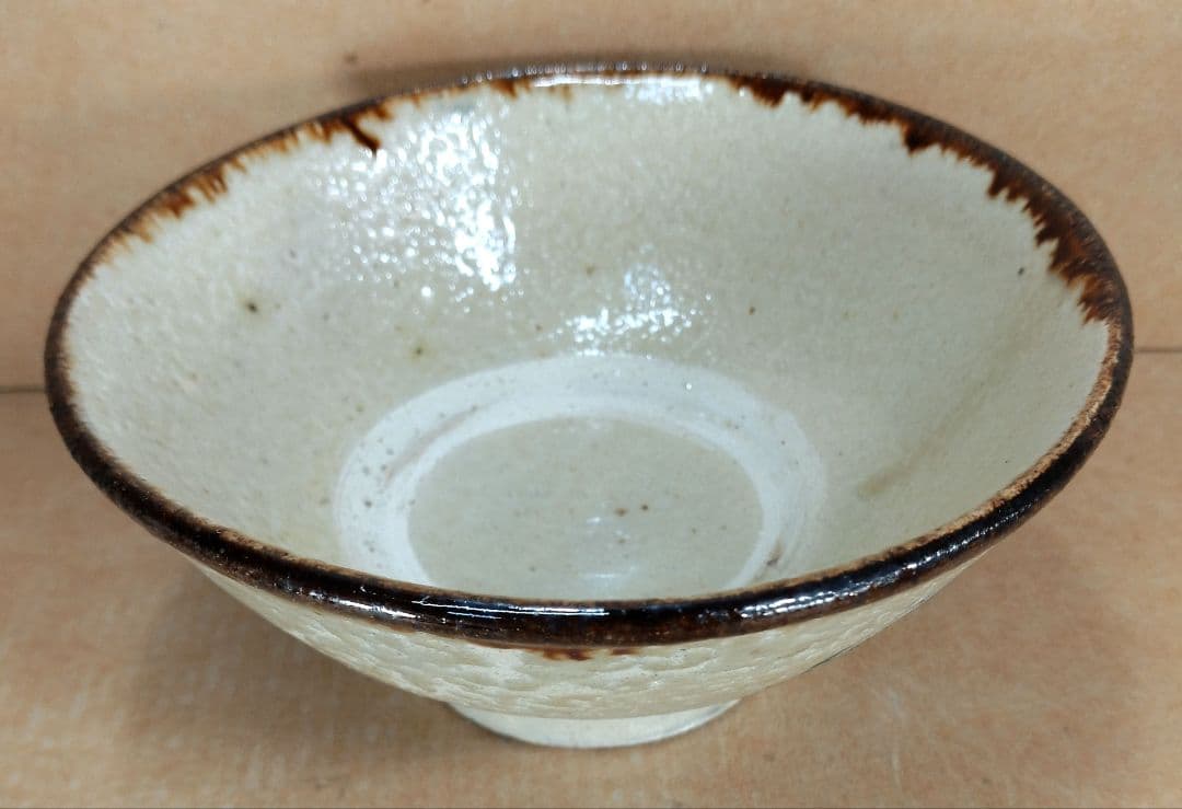 窯変美しい！【本物保証】金城次郎 壷屋焼魚文碗 共箱 栞 美品 人間国宝 壺屋焼