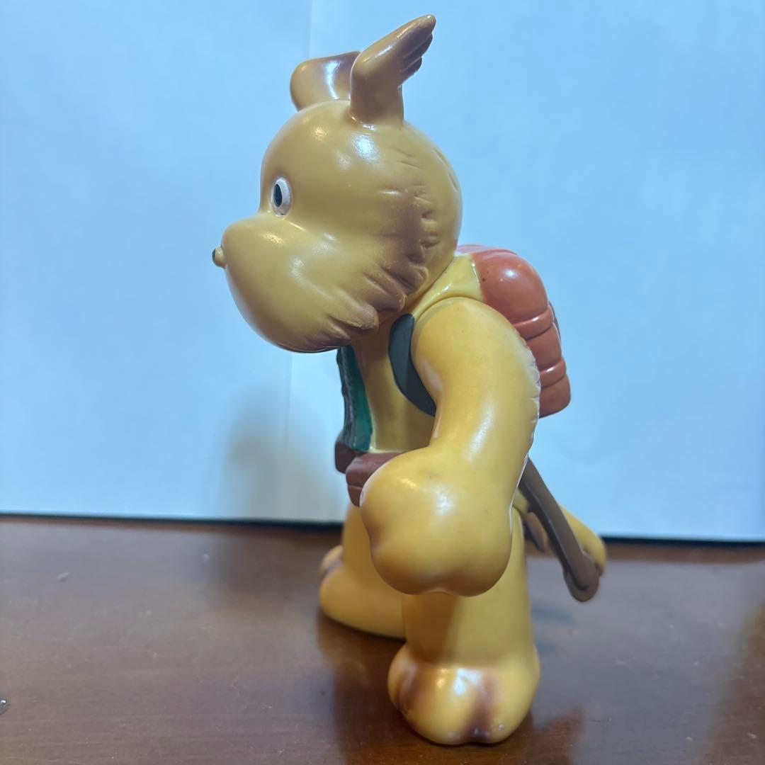 のらくろ ソフビ ④ モール中隊長 マルサンビンテージ　コレクター手放品