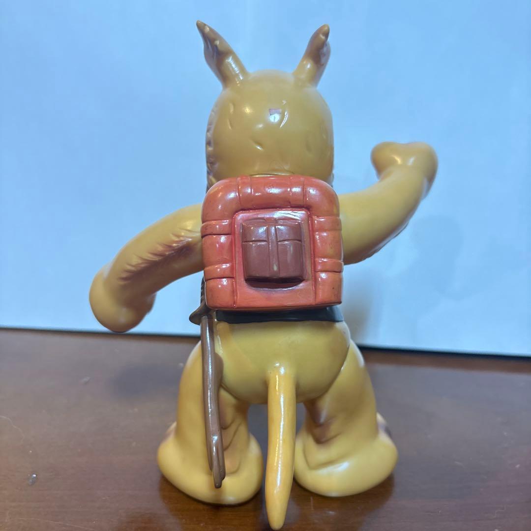 のらくろ ソフビ ④ モール中隊長 マルサンビンテージ　コレクター手放品