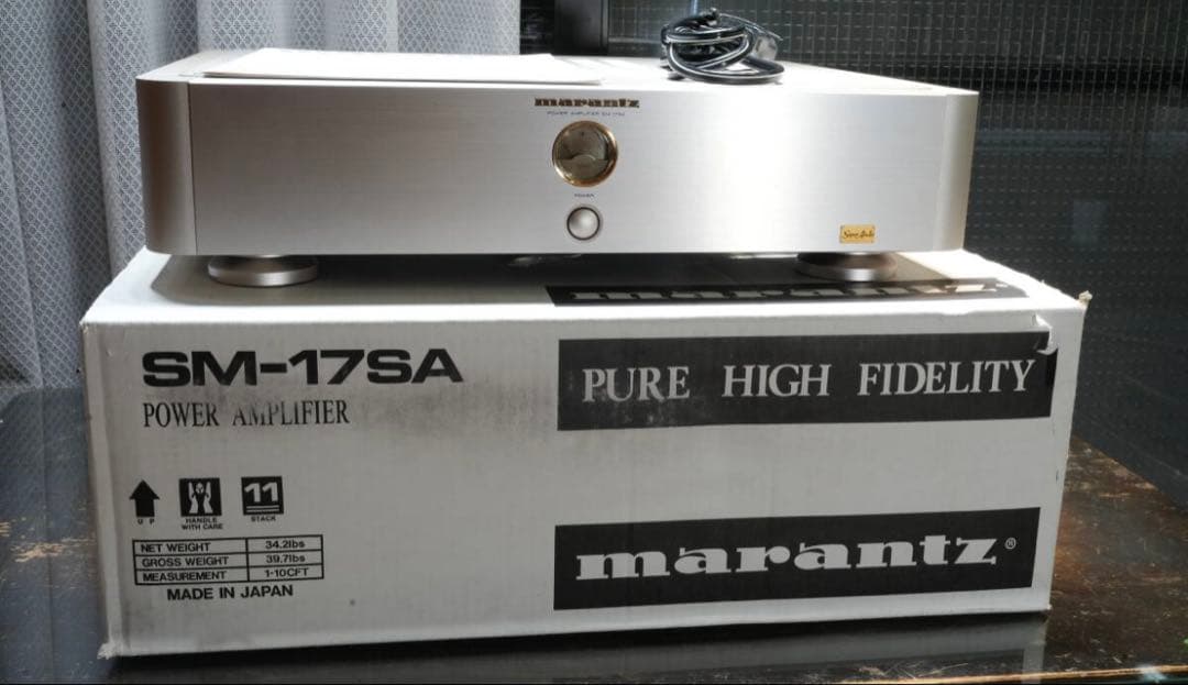 黒*桜様 マランツ ステレオパワーアンプ　SM-17SA