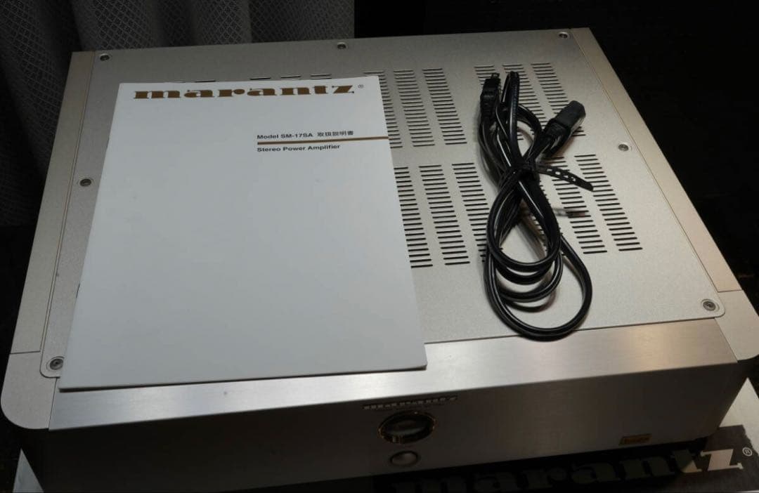 黒*桜様 マランツ ステレオパワーアンプ　SM-17SA