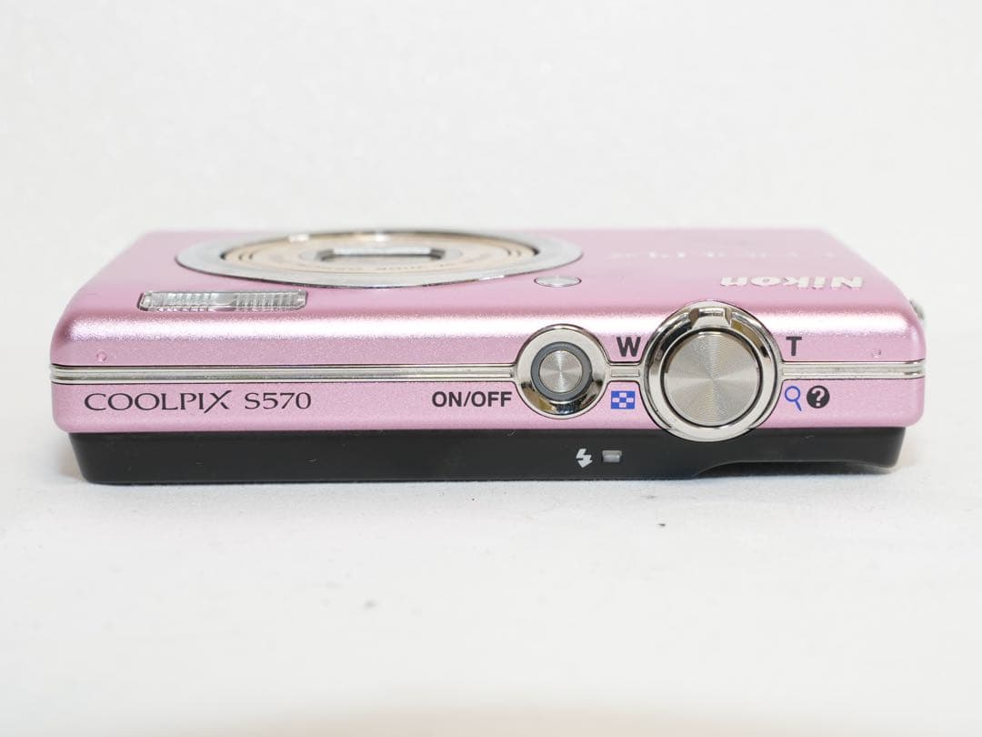 【完動品】Nikon COOLPIX S570 コンデジ ピンク 動作確認済