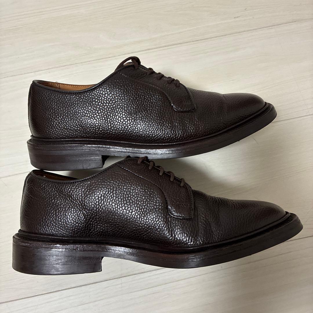 トリッカーズ　ロバート　プレーントゥ　グレインレザー　ブラウン　UK6.0