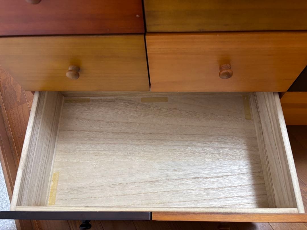 【完売品】ウッドチェスト ナチュラル 北欧風