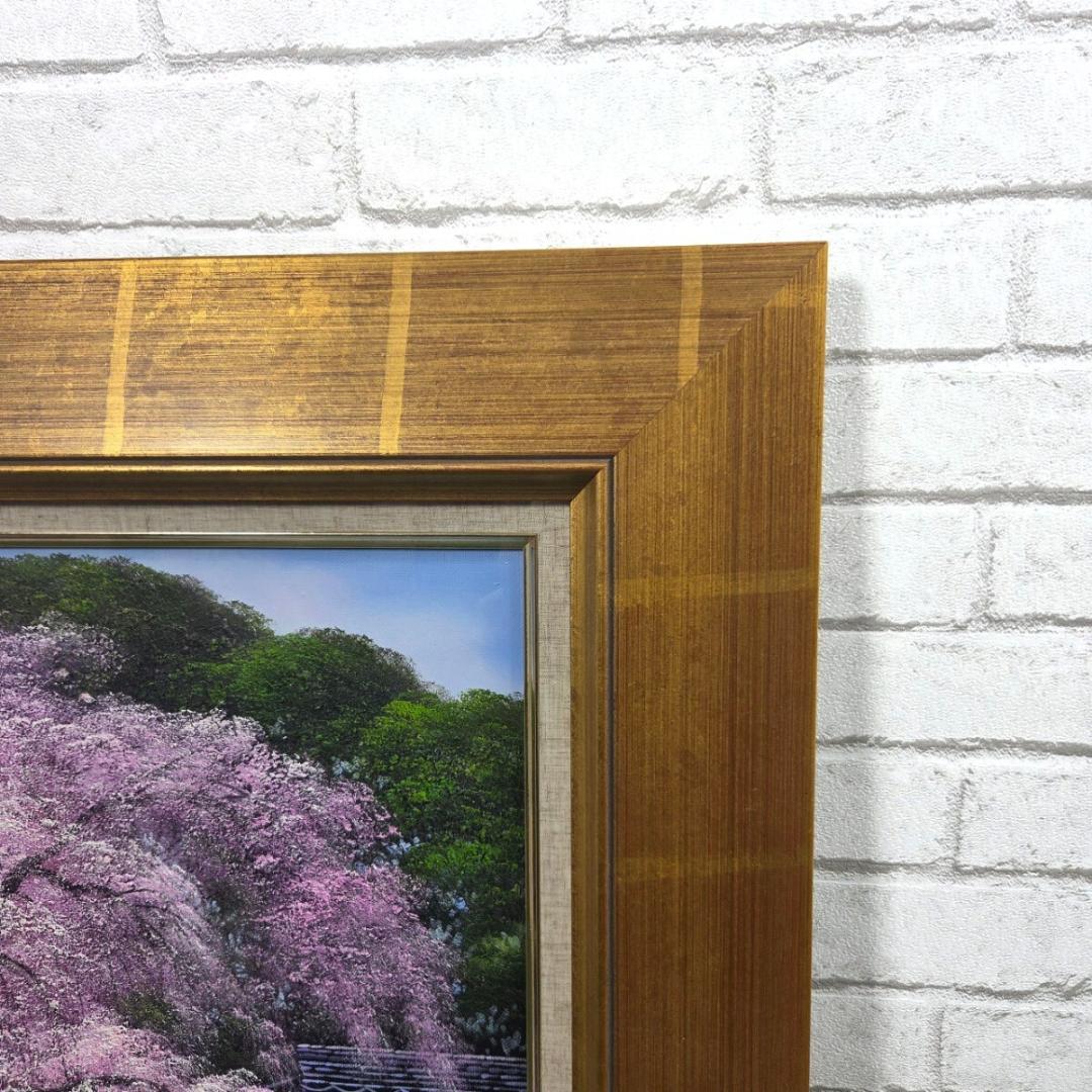 h*u様 寺井孝「高台寺の桜」額装絵画 サイン入り